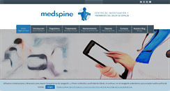 Desktop Screenshot of medspine.es